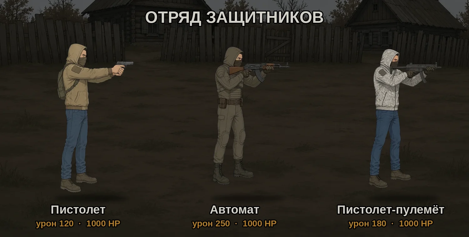 Бойцы отряда